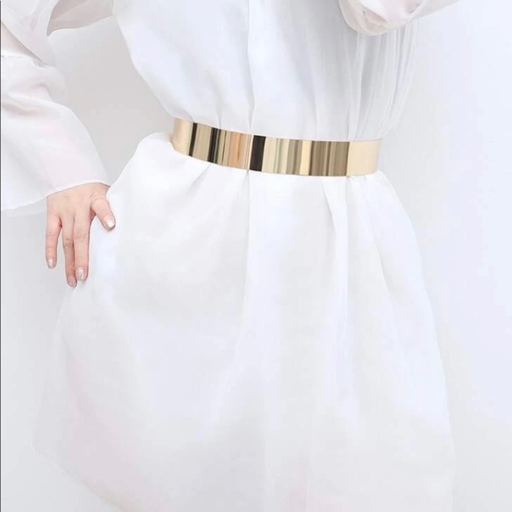 ⭐️ Firm Price ⭐️ New in bag, never used Gold belt